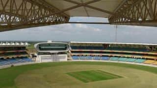 A general view of Saurashtra Cricket Association Stadium