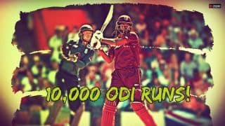 Chris Gayle joins Brian Lara as second West Indian to 10,000 ODI runs