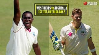 Live Cricket Score, West Indies vs Australia 2015, 1st Test at Dominica, Day 2: WI 25/2 in 11 overs at stumps