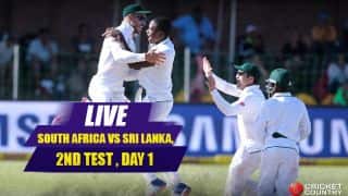 Live Cricket Score, South Africa vs Sri Lanka, 2nd Test at Cape Town, Day 1