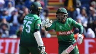 Cricket World Cup 2019: Mushfiqur, Shakib guide Bangladesh to 262 against Afghanistan