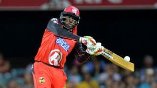 Chris Gayle equals Yuvraj Singh’s fastest T20 fifty record