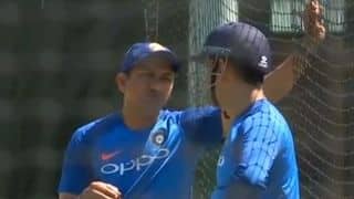 India vs Australia, ODIs: MS Dhoni sweats it out during net session ahead of the ODI series