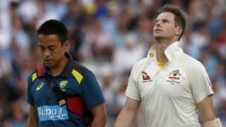 Ashes 2019: ‘Groggy’ Steve Smith hopes to be fit for Leeds Test Ashes 2019: ‘Groggy’ Steve Smith hopes to be fit for Leeds Test