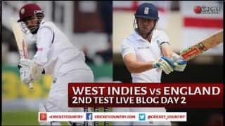 Live Cricket Score West Indies vs England 2015, 2nd Test at Grenada Day 2 ENG 74/0 in 26 Overs: England trail WI by 225 runs