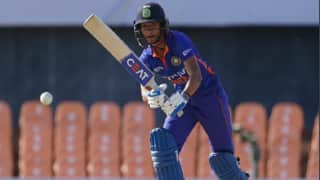 Captain Harmanpreet Kaur overtook Mithali Raj as the India’s leading runscorer in women’s T20Is