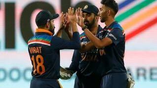 1st ODI in PICS: Debutants Krishna, Krunal Shine to Give India 1-0 Lead vs England