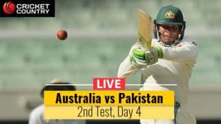 Live Cricket Score, Pakistan vs Australia, 2nd Test, Day 4: Steven Smith scores 17th Test ton