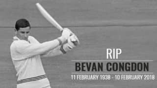 Bevan Congdon: A much-respected name in the annals of New Zealand cricket