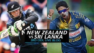 SL 277/2 in 46.2 overs, target 277 | Live Cricket Score, New Zealand vs Sri Lanka 2015-16, 3rd ODI at Nelson: Visitors end Black Caps' 12-match home run