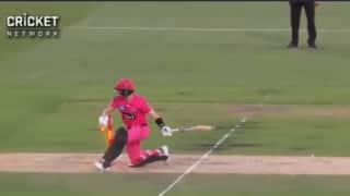 BBL 2019-20: Steve Smith freaky hit wicket surprise fans during Melbourne Stars vs Sydney Sixers, Qualifier