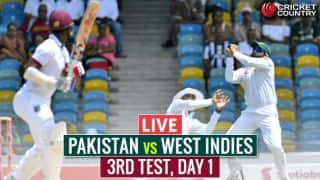Live Cricket Score, Pakistan vs West Indies, 3rd Test, Day 1: PAK in command at stumps