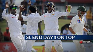 Sri Lanka finish on top with Pakistan 118 for 5 at stumps on Day 3 of 1st Test at Galle