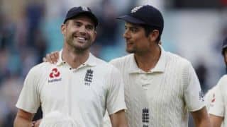 James Anderson: I’m just happy Alastair Cook was on the field to see that final wicket