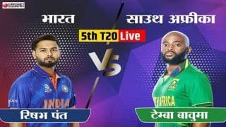 IND vs SA 5th T20 Live Score India vs South Africa Live Cricket Updates from Bengaluru Rishabh Pant Temba Bavuma