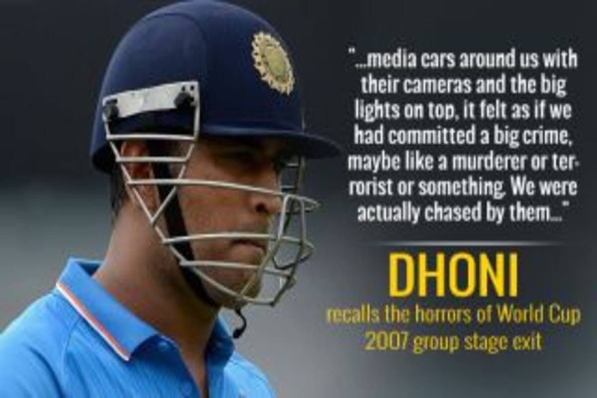 Ms Dhoni Recollects India S Debacle In Icc World Cup 2007 Cricket Country