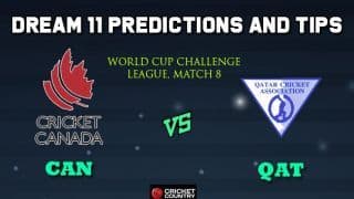 CAN vs QAT Dream11 Team Canada vs QATAR, Match 8, World Cup Challenge League – Cricket Prediction Tips For Today’s Match CAN vs QAT at Kuala Lumpur