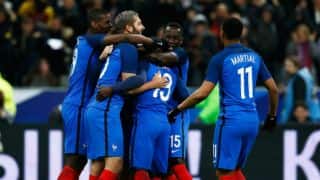 FRA 2-0 ALB, Full Time, Live football score, Euro 2016, Group A, Match 15 at Marseille