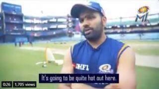 Watch Rohit's special message for MI ahead of do-or-die encounter against DD