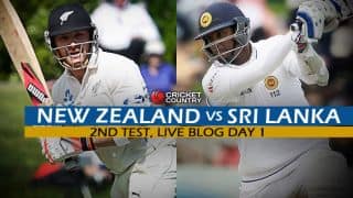 SL 264/7 | Live Cricket Score, New Zealand vs Sri Lanka 2015-16, 2nd Test, Day 1 at Hamilton: SL end Day one with 264 on board