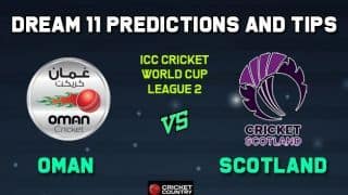OMN vs SCO Dream11 Team Oman vs Scotland, Match 4, ICC Men’s Cricket World Cup League 2 – Cricket Prediction Tips For Today’s Match OMN vs SCO at Aberdeen OMN vs SCO Dream11 Team Oman vs Scotland, Match 4, ICC Men’s Cricket World Cup League 2 – Cricket Prediction Tips For Today’s Match OMN vs SCO at Aberdeen