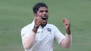 Umesh Yadav picked up his maiden 10-wicket match haul. (AFP image)