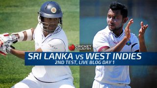 WI 17/1 in 5.2 overs │ Live Cricket Score Sri Lanka vs West Indies 2015, 2nd Test at Colombo (PSS), Day 1: Jomel Warrican records 4/67 on debut