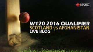 SCO 156/5 in 20 Overs | Live Cricket Score Afghanistan vs Scotland, ICC World T20 2016 Group B Qualifier, AFG vs SCO, 2nd Match at Nagpur: AFG win by 14 runs