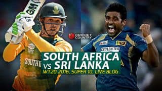 SA 122/2, 17.4 overs | Live Cricket Score Sri Lanka vs South Africa, ICC T20 World Cup 2016 SL vs SA, 32nd T20 Match at Delhi: South Africa thump Sri Lanka by 8 wickets