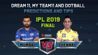 MI vs CSK, IPL 2019 Final – Today’s Best Pick 11 for Dream11, My Team11 and Dotball – Here are the best picks for today’s Final match between MI and CSK at 7:30 pm