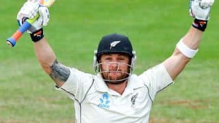 McCullum: Embarrassed to go past Crowe's record