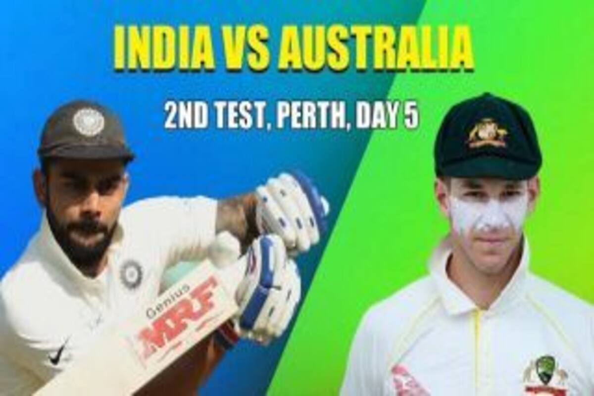 Highlights India Vs Australia 2018 2nd Test Day 5 Full Cricket Score And Result Australia Beat India By 146 Runs To Level Series 1 1 Cricket Country
