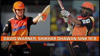 Sunrisers Hyderabad register comfortable eight-wicket win vs Royal Challengers Bangalore in Match 8 of IPL 2015