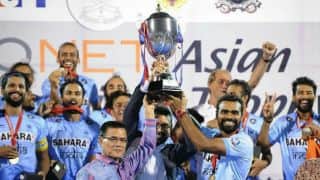 Tendulkar and others congratulate Indian Hockey Team on beating Pakistan to lift Asian Champions Trophy