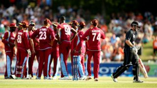 West Indies hammer New Zealand by 203 runs in 5th ODI; draw series 2-2