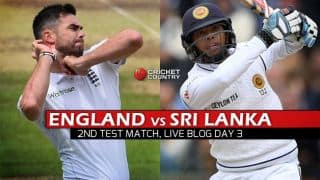 ENG vs SL 2016 Live Cricket Score, 2nd Test, Day 3 SL 309 for 5