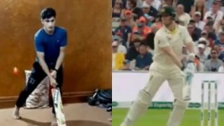 Video: पाकिस्तानी गेंदबाज ने की स्टीव स्मिथ की अनोखी बल्लेबाजी की नकल