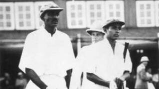 The first-ever Test match on Indian soil