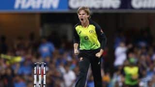Adam Zampa is into Australia's XI at the expense of Nathan Lyon.