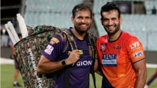 Irfan Pathan celebrates century of brother Yusuf in epic style, watch Video