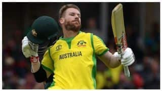 ICC World Cup 2019: David Warner becomes First Batsman to score 150 Plus runs twice in  in ICC ODI World Cups