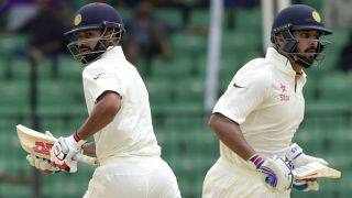 Murali Vijay, Shikhar Dhawan put on 50 for the opening wicket in India vs South Africa 2015, 3rd Test at Nagpur