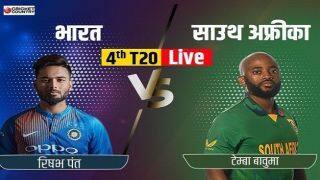 India vs South Africa 4th T20I IND vs SA Live Cricket Score and Match Updates from Rajkot