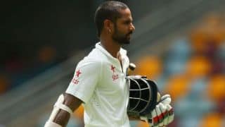 BCCI officials praise Shikhar Dhawan for century in first session of match