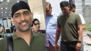 Photo: MS Dhoni back from his army stint with new look