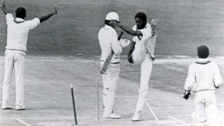 Cricketing Rifts 21: Holding's kick and Croft's shoulder charge