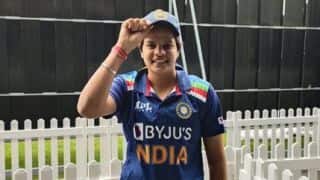 indw vs engw shafali verma creats history becomes youngest indian to debut in all three formats