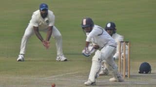 Priyam Garg batting