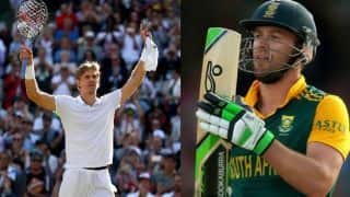 Federer-conquerer Kevin Anderson was once beaten in tennis by AB de Villiers