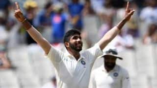 Jaspri Bumrah becomes fastest Indian Pacer to complete 50 wickets in Tests